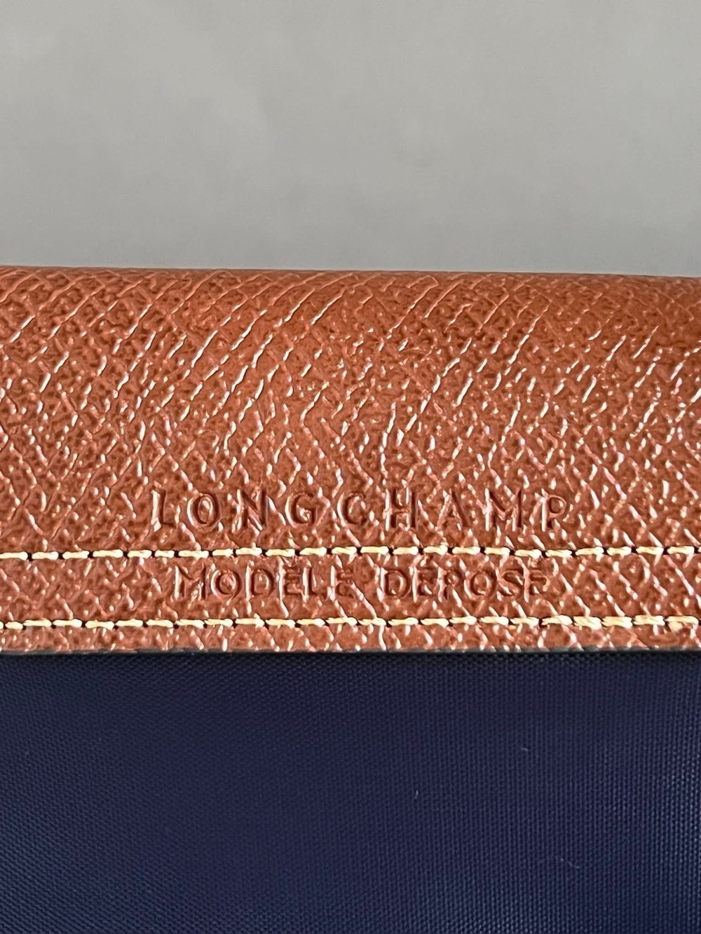 Longchamp XS Le Pliage Original Pouch with Strap - Picture 7 of 13